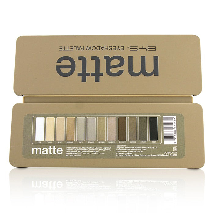 BYS - Eyeshadow Palette (12x Eyeshadow, 2x Applicator) 12g/0.42oz