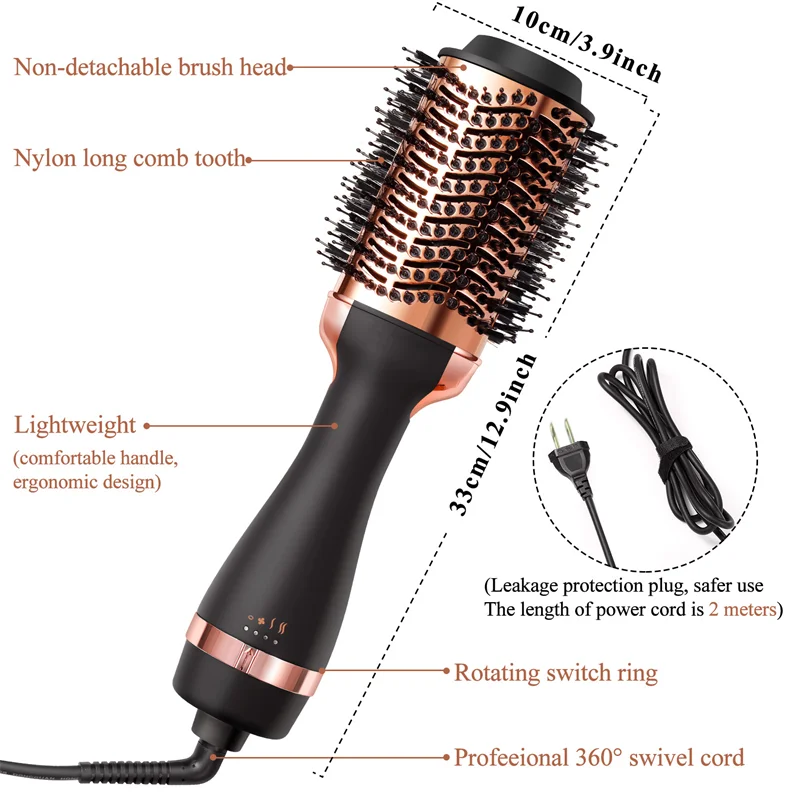 5 in 1 Electric Hair Dryer & Hot Air Brush Styler | Complete Hair Tool