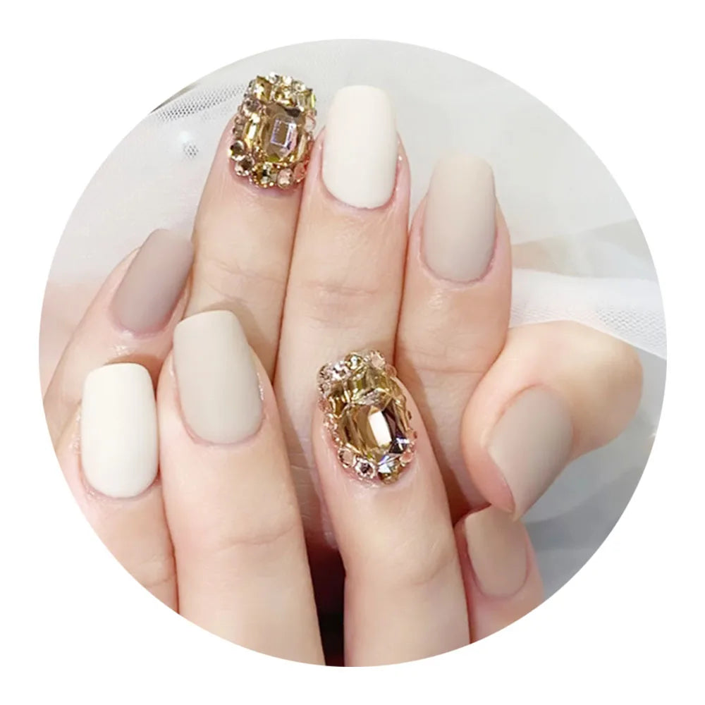 Mixed Shaped Rhinestone Crystals for Nail Art | Glitter Manicure Decorations