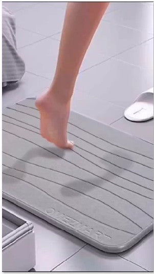 Stone Bath Mat | Natural, Non-Slip Bathroom Mat | Eco-Friendly Design