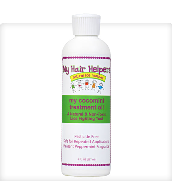 CocoMint Coconut Oil and Peppermint Lice Treatment for Kids 8 Fl Ounces Treats