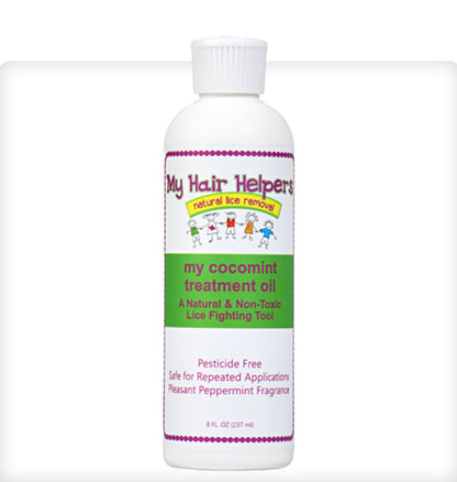 CocoMint Coconut Oil and Peppermint Lice Treatment for Kids 8 Fl Ounces Treats
