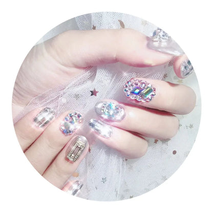 Mixed Shaped Rhinestone Crystals for Nail Art | Glitter Manicure Decorations